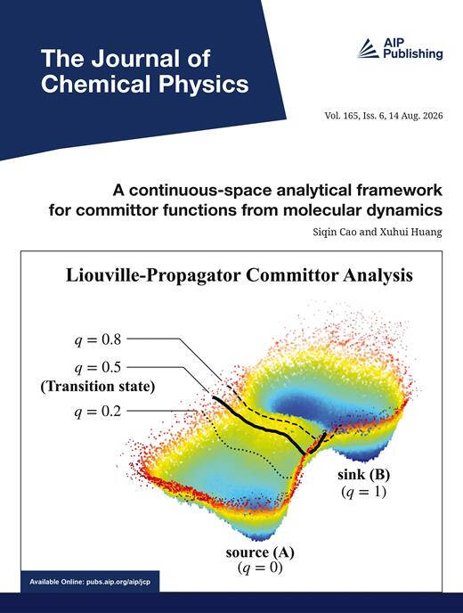 Cover of "The Journal of Chemical Physics"